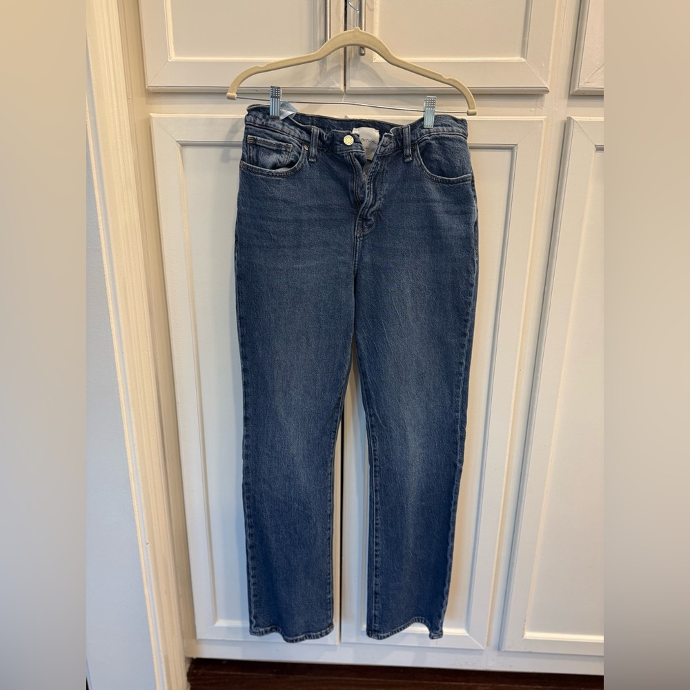 Habitual Blue Straight Leg Jeans Medium Wash